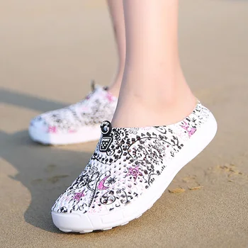 2020 žien bežné Dreváky Priedušná plážové sandále valentine papuče lete pošmyknúť na ženy flip flops obuv, domáca obuv pre ženy