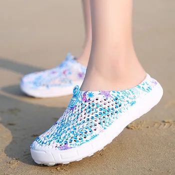 2020 žien bežné Dreváky Priedušná plážové sandále valentine papuče lete pošmyknúť na ženy flip flops obuv, domáca obuv pre ženy