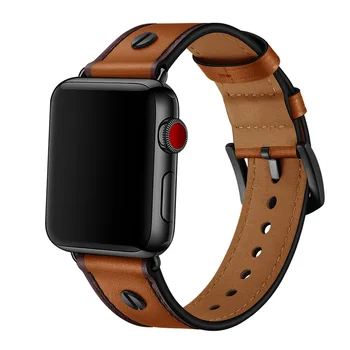 2020NEW!! Pre Apple hodinky SE/6/5/4/3/2/1 &iwatch kapela prvá vrstva kožený remienok hodiniek kapela 38/40/42/44 mm pre apple hodinky band