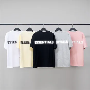 2020ss Essentials Tees Muži Ženy 3M Reflexné HMLA T Shirt Mužov Bavlna Nadrozmerné T-Shirt Mens