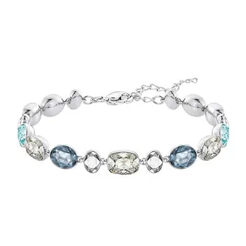2020swa1: 1 módne šperky nádherné polychromatické Crystal Kúzlo Náramok ušľachtilá Svadobné Hostiny príležitosti
