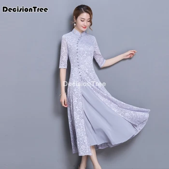 2021 ao dai šaty aodai vietnam šaty pre ženy ao dai orientálne šaty vietnam oblečenie vietnam tradičné šaty čipky elegantné