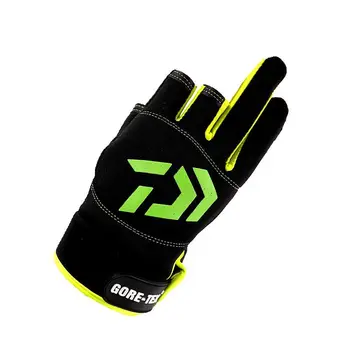 2021 daiwa Rybárske rukavice muž jar zimné nepremokavé vetru tri prsty pol prsty outdoorové športy, fitness teplé rukavice