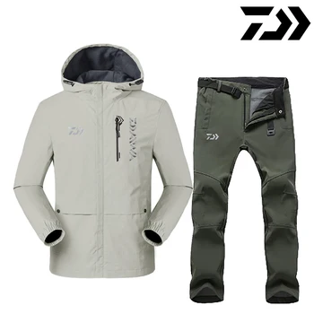 2021 Daiwa Rybárske Súpravy Reflexné Zimné Oblečenie Priedušná Udržať Teplé Rybárske Oblečenie, Outdoorové Športové oblečenie DAWA Rybárske Oblečenie