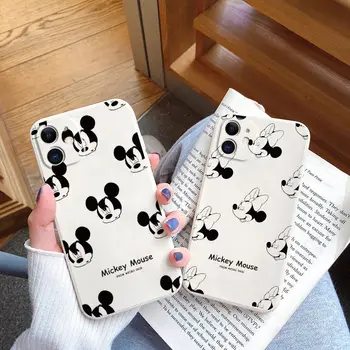 2021 Disney Mickey Mouse Minne Cartoon Telefón puzdro pre iPhone 7 plus Xr Xs max 11/12pro Max Mäkké TPU Kryt Späť