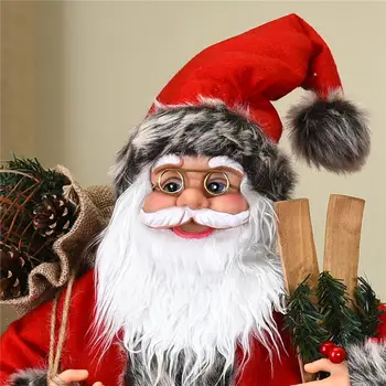 2021 Inovatívne Vianoce, Santa Claus, Santa Bábika Figúrka Bábika v Červenom Rúchu Ozdobou pre dom Mall Dekor #D0