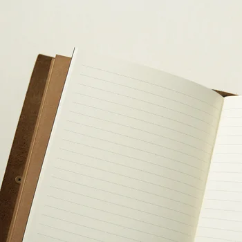 2021 Kožený Retro Denník Notebook Vestník Prázdne Kryt String pevná Väzba Mäkká Copybook pravej kože poznámka knihu denný plánovač