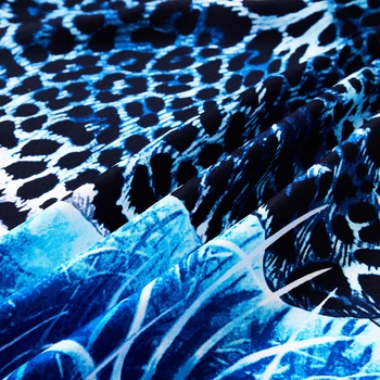 2021 Leopard Dizajn Štvorcový Šál 35.5 v Živočíšnych Ručné stočený hodvábna šatka žien keper Šatkou Módne Vlasy Balenie Šatku