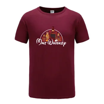 2021 Nové Letné Cool Tričko Mužov Krátky Rukáv Malt Whisky T-Shirt Zábavné Alkohol Pije Bavlna Čaj O-Neck T Shirt Streetwear Topy