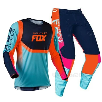 2021 Nový Jemné Fox 180/360 Jersey Nohavice Motocross MX Dirt Bike Horských Bicyklov Offroad Výstroj Nastaviť Pánske Súpravy