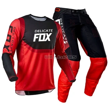 2021 Nový Jemné Fox 180/360 Jersey Nohavice Motocross MX Dirt Bike Horských Bicyklov Offroad Výstroj Nastaviť Pánske Súpravy
