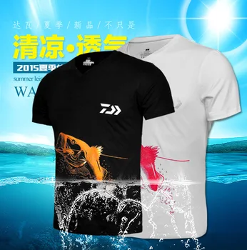 2021 Rybárske Tričko Dawa Daiwa Plus Veľkosť Oblečenie-Krátke Rukáv Rýchle Sušenie Priedušná Ochrana proti Slnku Oblečenie Pesca DAIWA Pesca