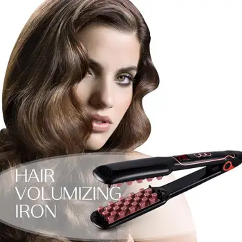 2021 Vlasy Curler LCD Displej Volumizing kulma Kukurica Hair Straightener Vlasov Valčeky Vlasy Styling Nástroje Ploché Železo