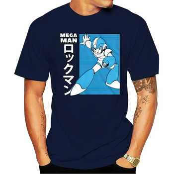 2021 Voľný čas Módne bavlny O-neck T-shirt Megaman MAGNUM Vydania Mužov Rockman 2Xl 3Xl 4Xl 24Xl Tee Tričko