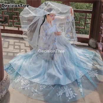 2021 víla cosplay hanfu starovekej čínskej kostým dynastie tang vyhovovali kroj pre ženy princezná festival oblečenie tanečné kostýmy