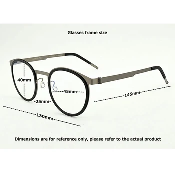 2021 Značky kolo optické okuliare, rám mužov Retro okuliare rámy pre ženy počítač krátkozrakosť okuliare okuliare Blbecek L9704