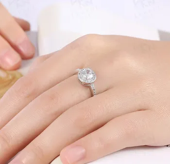 2021 šperky Nový Crystal Z Swarovskis Angel Girl Jednoduchá Krúžok Kolo Fire Opal Prstene pre Ženy Trendy Zapojenie