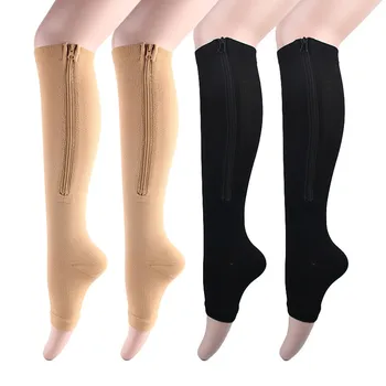 2021 športové Ženy Zips Kompresné Ponožky Mužov Funkčné Spaľovať Tuk Krásy Nohu Shaper Úľavu od Bolesti Ošetrovateľskej Kompresné Ponožky Dary