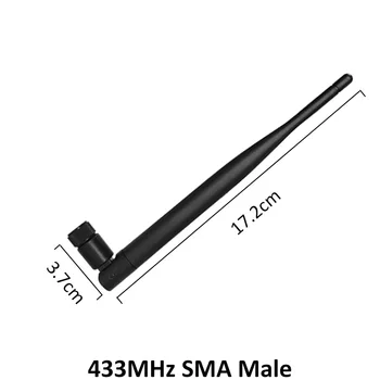 20pcs 433MHz 5dbi Anténa SMA Samec Konektor skladacie 433 mhz anténa nepremokavé smerový antenne bezdrôtový Prijímač pre Lorawan