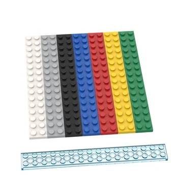 20pcs MOC 4282 malých častíc DIY puzzle blok kusov kompatibilný s značkové diely 2x16 základná doska