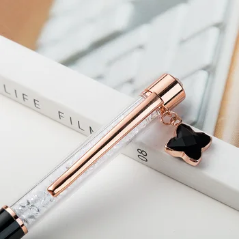 20pcs/veľa 2019 nové kreatívne kovové pero crystal pero kovové guľôčkové pero reklamné pero diamond pero vlastné logo