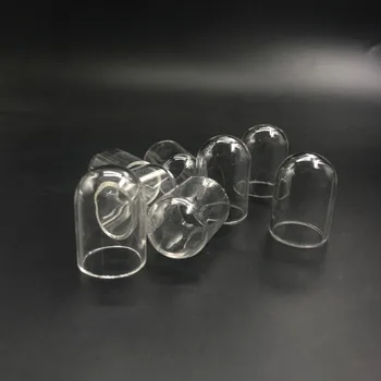 20pcs/veľa 25x16mm Transparentné, otvorené diy číre Sklo trubice Fľašu S Prázdny Kontajner sklo Bublina svete prívesok ampulky pohárov dekor
