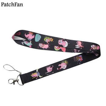20pcs/veľa Patchfan Karikatúra psa keychain ozdobná šnúrka na uniforme popruhu pásky na krk odznak držiaka telefónu náhrdelník A1423