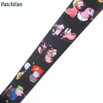 20pcs/veľa Patchfan Karikatúra psa keychain ozdobná šnúrka na uniforme popruhu pásky na krk odznak držiaka telefónu náhrdelník A1423