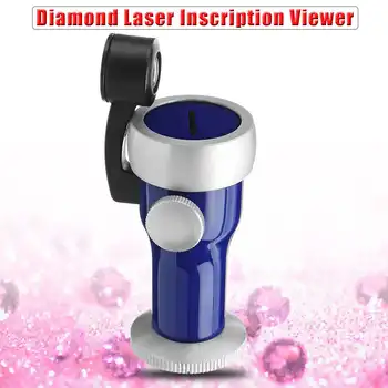 20X Diamond Nápis Reader Laser Gem Viewer lupa Loupe Lupa pre Jewelers Geológovia Základné Nástroje