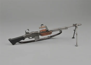 21 cm Dlhá 1/6 druhej svetovej VOJNY US Army M1918 BAR Browning Automatic Rifle Zbraň Model pre Akčné Figúrky, Bábiky