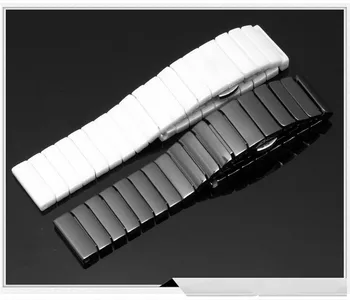 22 mm 20 mm Keramické huawei gt 2 pásma Pre Samsung Výstroj šport S2 Klasické S3 Hranici galaxy sledovať 42mm 46 mm remienok huami amazfit bip