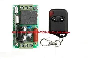 220V 10A 1CH Prijímač &Vysielač RF Diaľkové Ovládanie Prepínač Systém Vzdelávania Kód Pre LED ON/OFF