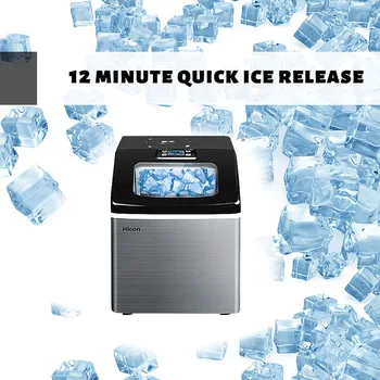 220V HICON NOVÉ ľad stroj obchodné čajovni malé mini námestie ľadu 25 kg domov automatický stroj na výrobu ľadu