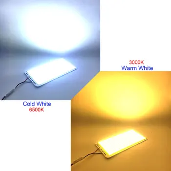 220x113mm 200W Stmievateľné COB LED Panel Svetlo Diaľkové Ovládanie Žiarovka Stmievač s 12V LED Lampa Rada pre Vnútorné Vonkajšie Osvetlenie urob si sám