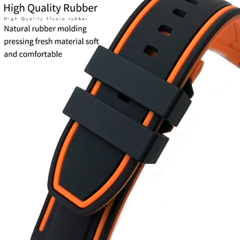 23 mm 24 mm vysoko Kvalitné Silikónové Gumy Watchbands Mäkké Hodinky Remienok Špeciálne Pre Tissot T035617 T035627 T035 OBČAN Náramky