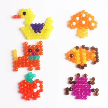 2400PCS/Set Jewel Korálky 3D Puzzle, hračky pre Deti, 12 Farieb Náplň Pack Vody sticky Korálky obrazová Skladačka Brinquedo