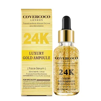 24K Gold Tvár Spevňujúce Sérum Hydratačný Anti-Wrinkle Anti-Aging Krém Starostlivosť o Pleť