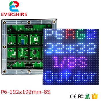 27777 Hustota Pixelov LED Panel Modue P6 Led Displej s Vysokým Jasom Rozlíšení Full Color Matrix 192mmx192mm