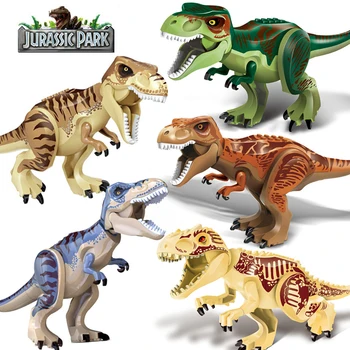 28 cm Jurský Sveta Dinosaurov Údaje Tyrannosaurus Indominus Rex I-Rex Dinosuar Montáž Stavebné kamene, Tehly Dieťa Hračky