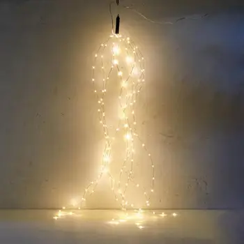 280 Svetlá 14 Plný Hviezd Strom Viniča Lampa Pobočky Ľahké Nepremokavé Medený Drôt LED Reťazec Svetlá Opony Lampa Romantické