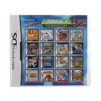 280 V 1 F01 Kompilačné Video Hra s Tonerom Karty Pre Nintendo DS, 3DS 2DS Super Combo, Multi Košíka
