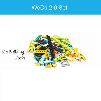 280Pcs/Veľa Technic WeDo 3.0 Robotické Konštrukcie Nastaviť Stavebné Bloky Kompatibilné s legoins Wedo 2.0 Educational DIY hračky 45300