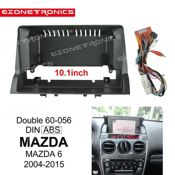 2Din Auto len Rám Montáž Audio Adaptér Dash Výbava Zostavy Facia Panel 10.1 Palca Na Mazda6 2004-Double Din Rádio Prehrávač