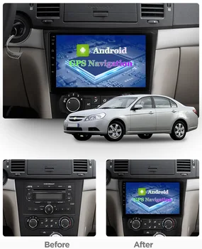 2G RAM Android 9.1 Auto Rádio Stereo Jednotky Prehrávač Pre Chevy Chevrolet Epica 2007-2011 2012 GPS Navigácia podpory DVR OBD TPMS