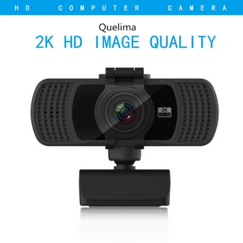 2K Full HD Kamera Mini Počítač USB 2.0 PC 2560*1440P Webkameru S Mikrofónom Otočná Kamery Na YouTube Na Facebook Atď.
