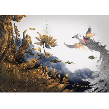 2ks/Set Starovekej Čínskej 104 Film, Komiks Krásne ilustrácie, Maľby Knihy (ilustrácia set + farbenie knihy)