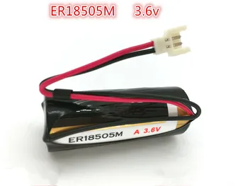 2pack NOVÉ ER18505M ER18505 18505M 18505 lítiové batérie 3.6 V, 3500mah PLC ovládať v Li-ion batérie červený konektor batérie