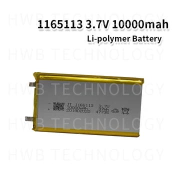 2X 1065113 Reálne možnosti 10000mAh Li-ion 3,7 V Nabíjateľná Lítium-Polymérová Batéria Mobile Záložné Napájanie Digitálnych Produktov Tablet