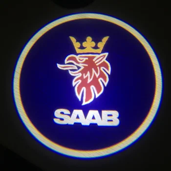 2x SAAB Dvere Auta Vitajte Laserové Svetlo Tieň Projektor Logo Lampa Pre Saab 9-3 9-5 9000 93 900 95 42250 42252 9-2X 9-3X 9-4X 9-7