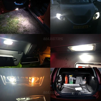 2x T10 168 194 W5W LED Pre 3020 Čip Náhradné Žiarovky Canbus Auto špz Parkovacie Svetlá Auta Svetelný Zdroj 12V
